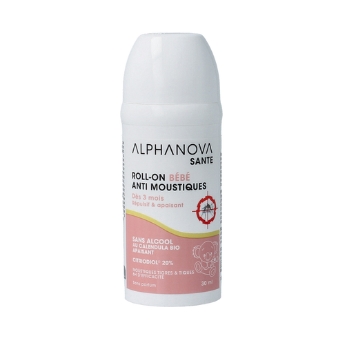 Alphanova Bebe Baby roll-on anti muggen bio 30 Milliliter