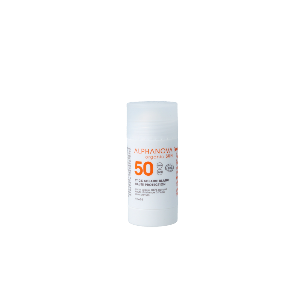 Alphanova Sun Sun stick SPF50+ blanc bio 15.00 Milliliter