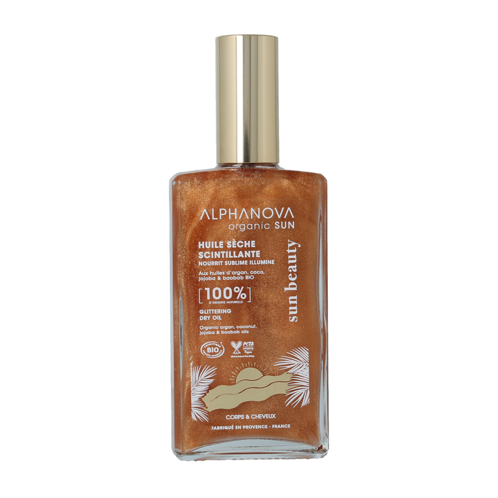 Alphanova Sun Sun glittering dry oil bio 100.00 Milliliter
