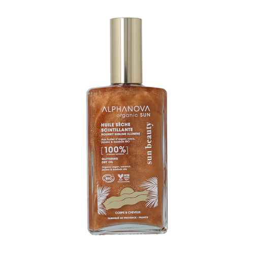 Alphanova Sun Sun glittering dry oil bio 100.00 Milliliter