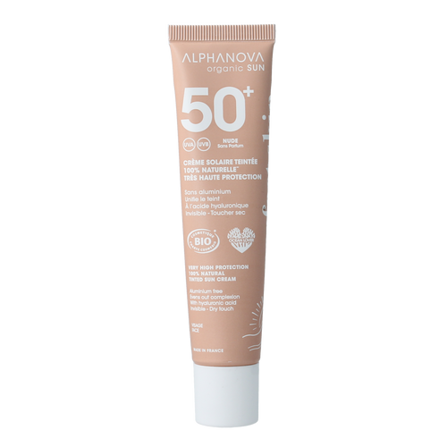 Alphanova skin Sun face Tinted Cream Light SPF50+ 40.00 Gram