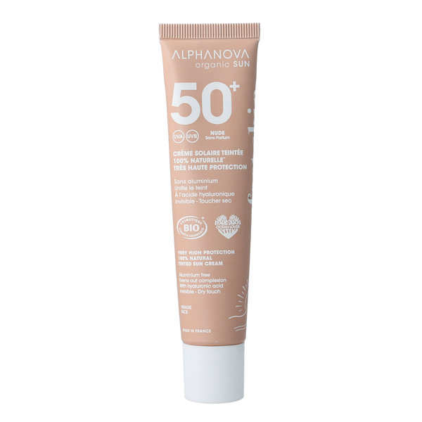 Alphanova skin Sun face Tinted Cream Light SPF50+ 40.00 Gram