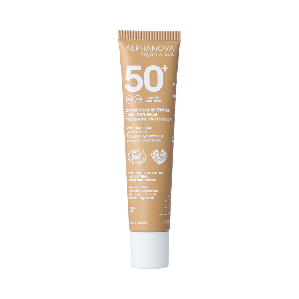 Alphanova Sun Sun bio tinted sunscreen cream golden SPF50+ 40.00 Gram