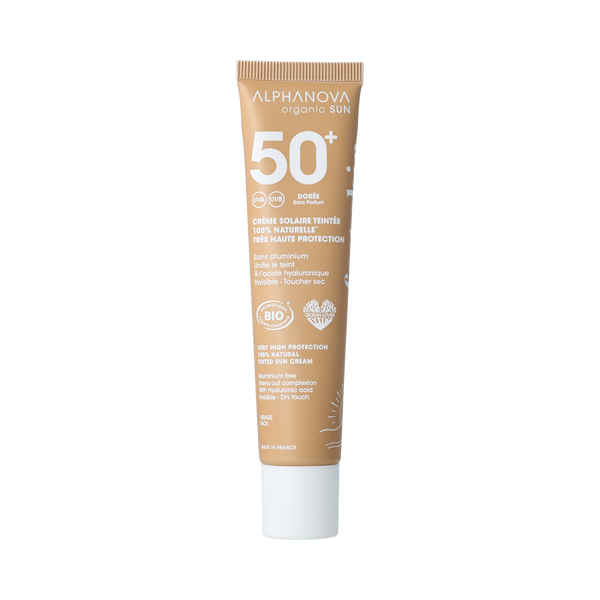 Alphanova Sun Sun bio tinted sunscreen cream golden SPF50+ 40.00 Gram