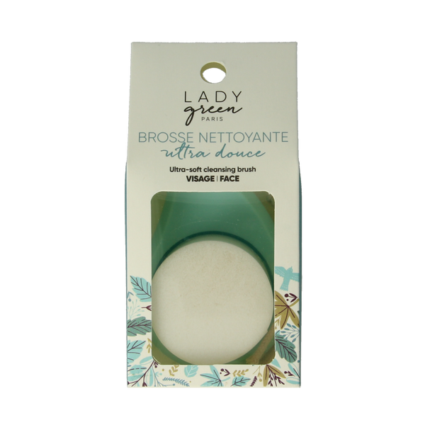 Lady Green Ultra soft cleansing brush for face 1.00 Stuks
