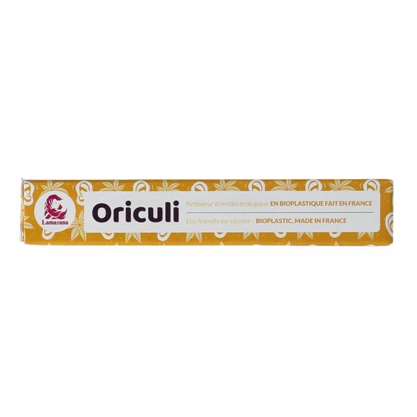 Lamazuna Bioplastic oriculi yellow 1 Stuks