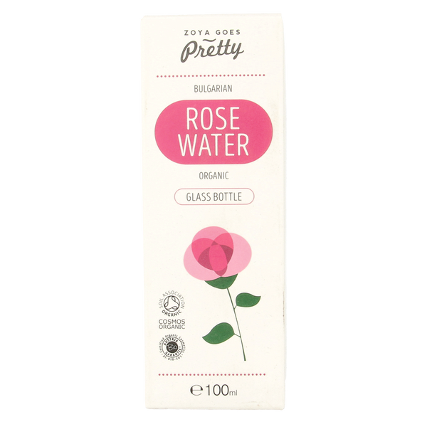 Zoya Goes Pretty Organic rose water glass bottle 100.00 Milliliter