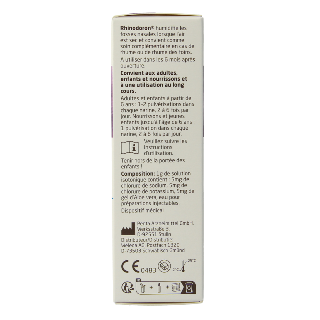 Weleda Rhinodoron neusspray 20.00 Milliliter