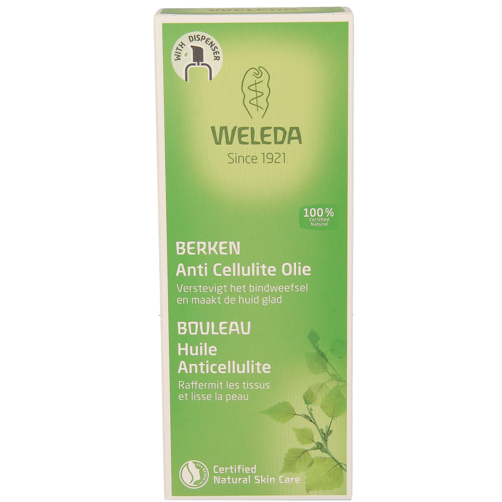 Weleda Berken anti cellulite olie 100.00 Milliliter