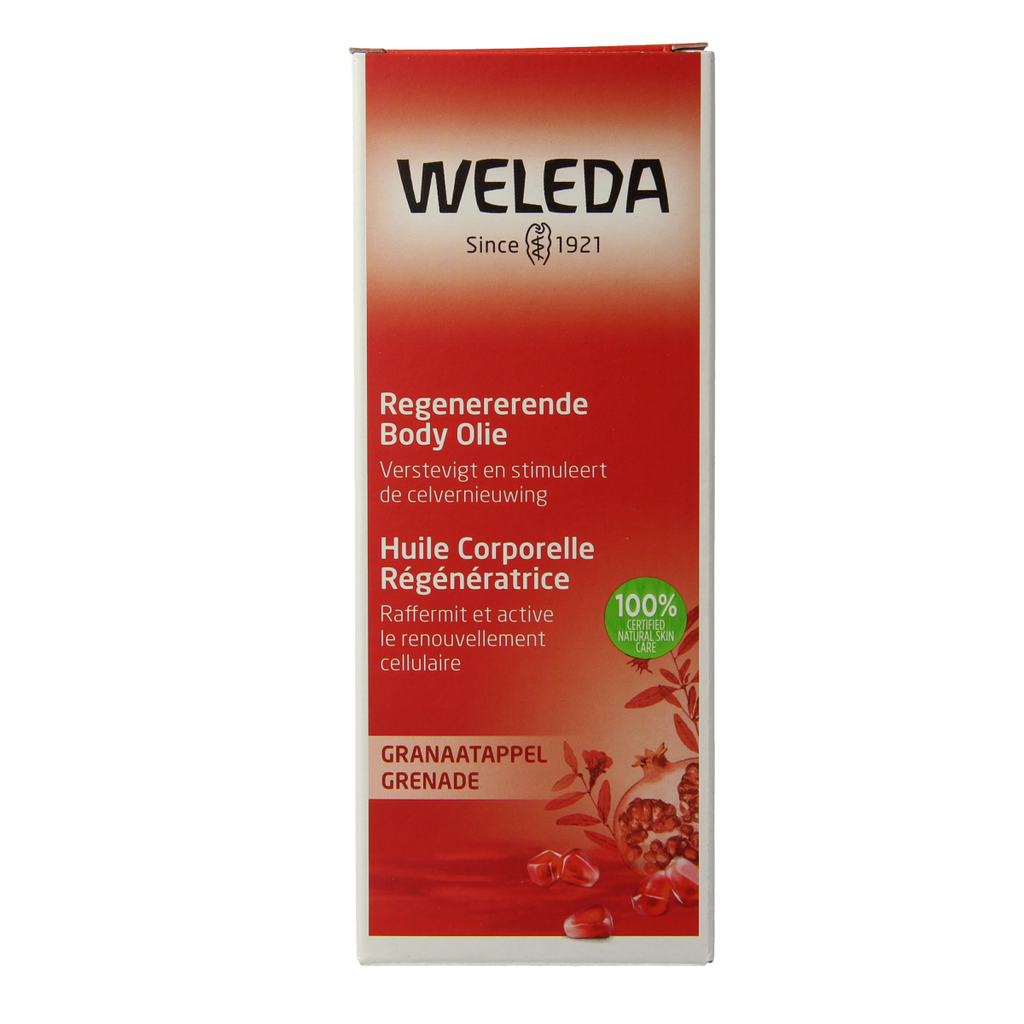 Weleda Granaatappel regenererende body olie 100.00 Milliliter