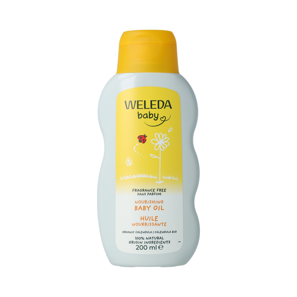 Weleda Calendula baby verzorgende olie 200.00 Milliliter