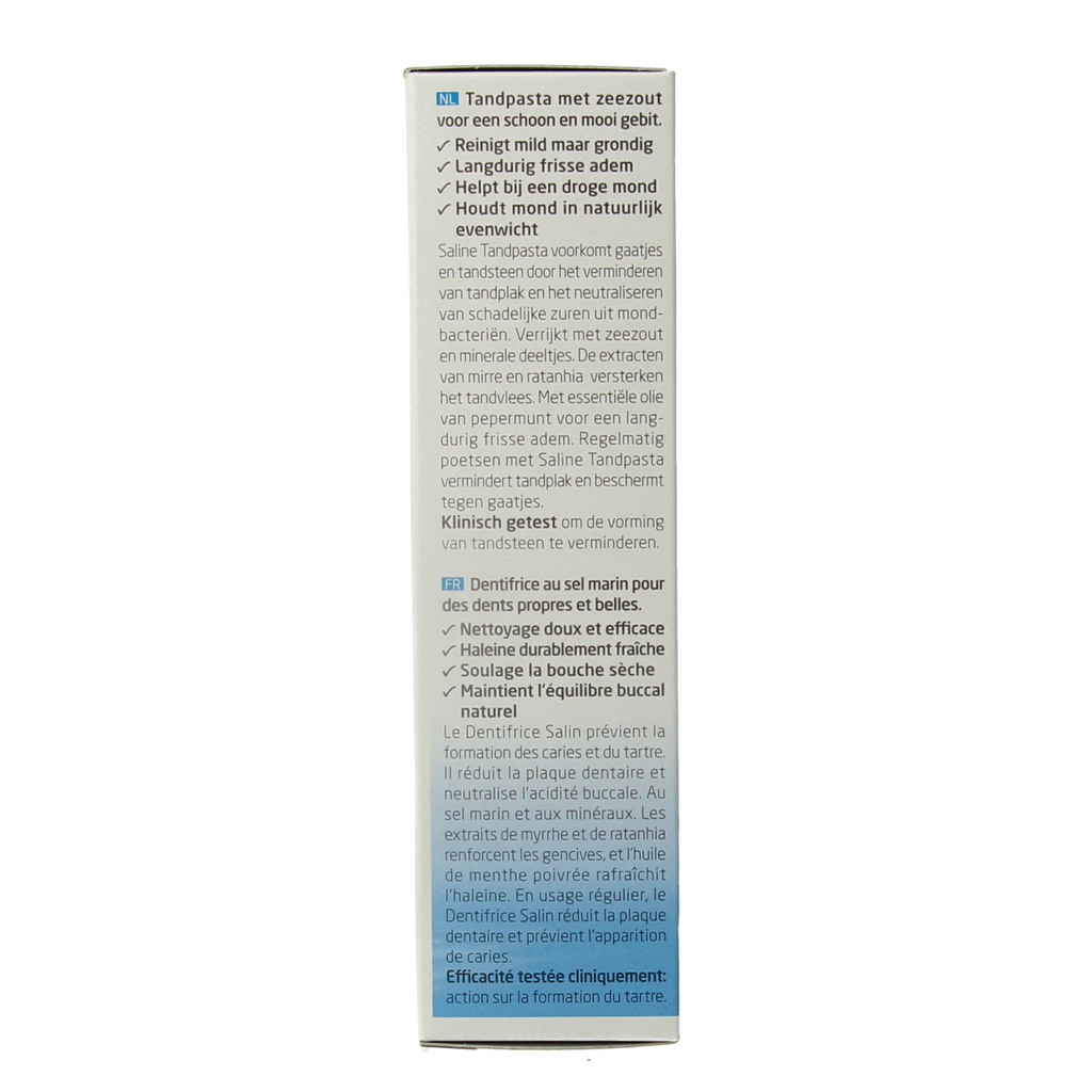 Weleda Oral care saline tandpasta 75.00 Milliliter