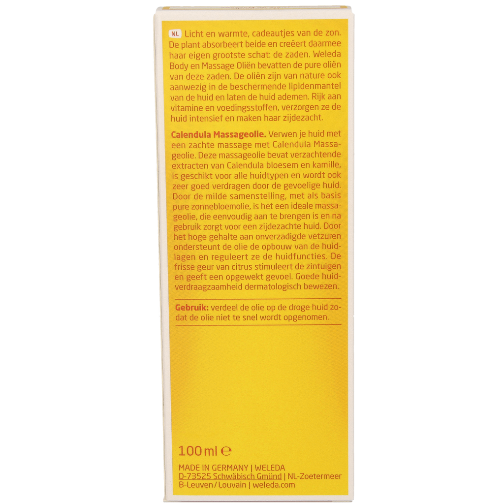 Weleda Calendula massageolie 100.00 Milliliter