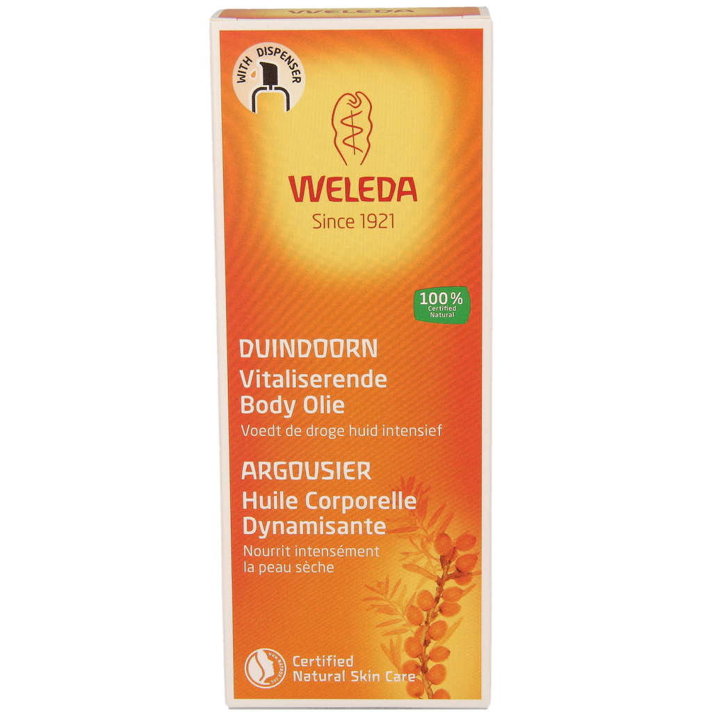 Weleda Duindoorn vitaliserende body olie 100.00 Milliliter