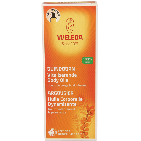 Weleda Duindoorn vitaliserende body olie 100.00 Milliliter
