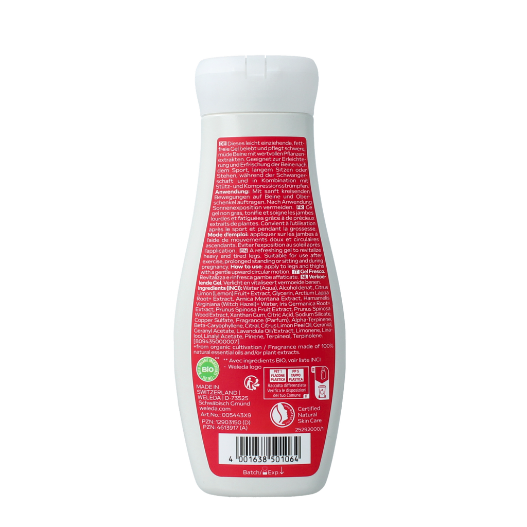 Weleda Venadoron vermoeide benen gel 200.00 Milliliter