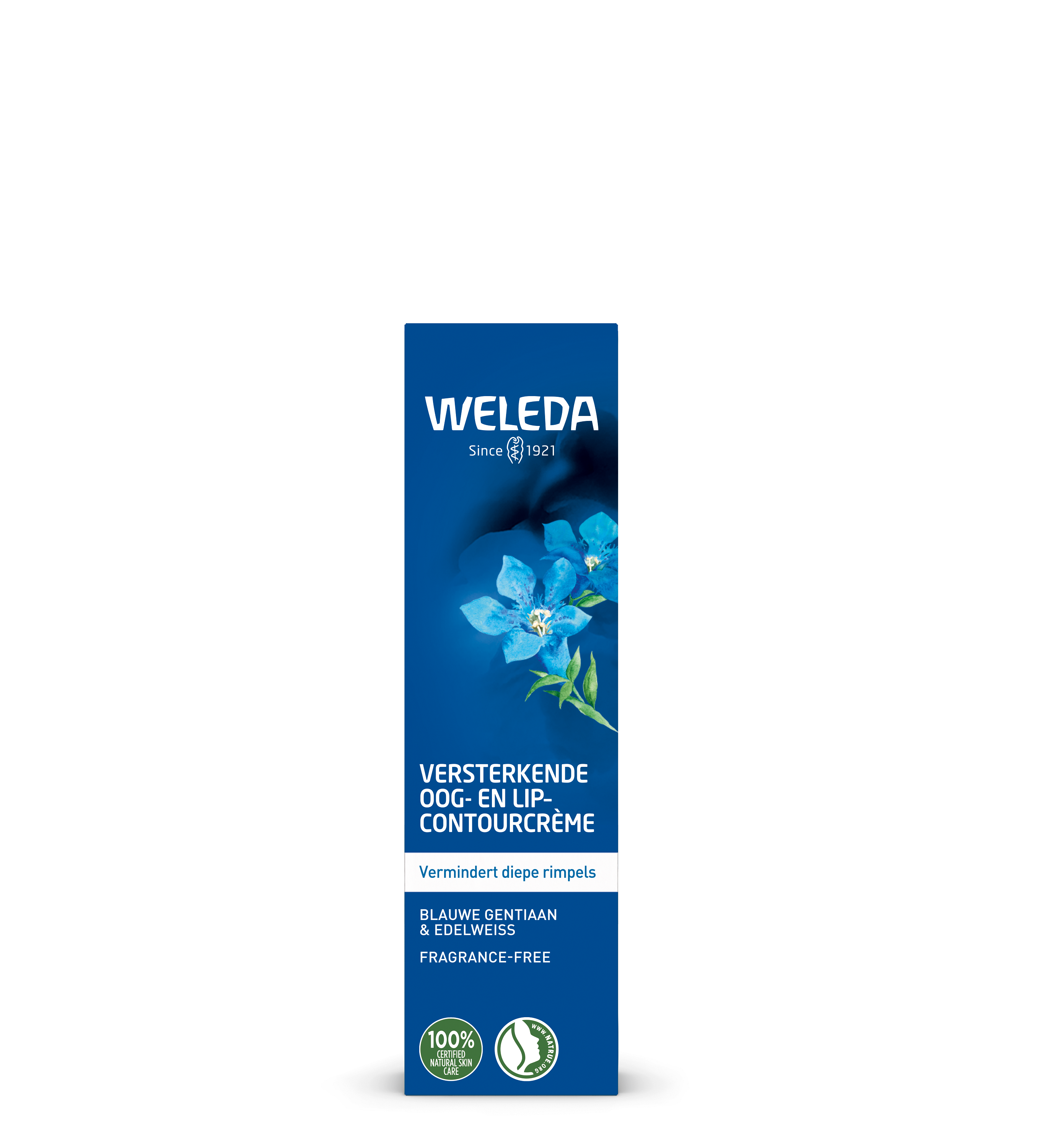 Weleda Blauwe gentaan & edelweiss oog en lipcontourcreme 10 Milliliter