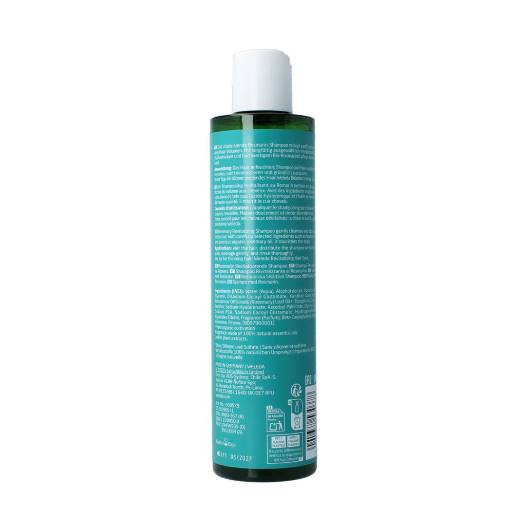 Weleda Rozemarijn revitaliserende shampoo 250.00 Milliliter