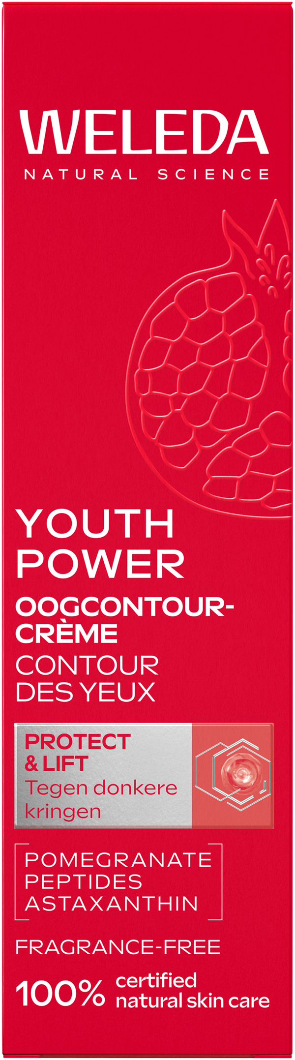 Weleda Youth power oogcreme granaatappel astaxanthine 12.00 Milliliter