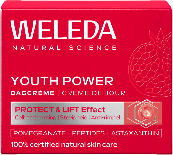 Weleda Youth power dagcreme granaatappel astaxanthine 40.00 Milliliter