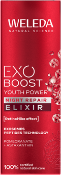 Weleda Exo night repair elixir granaatappel astaxanthine 30.00 Milliliter