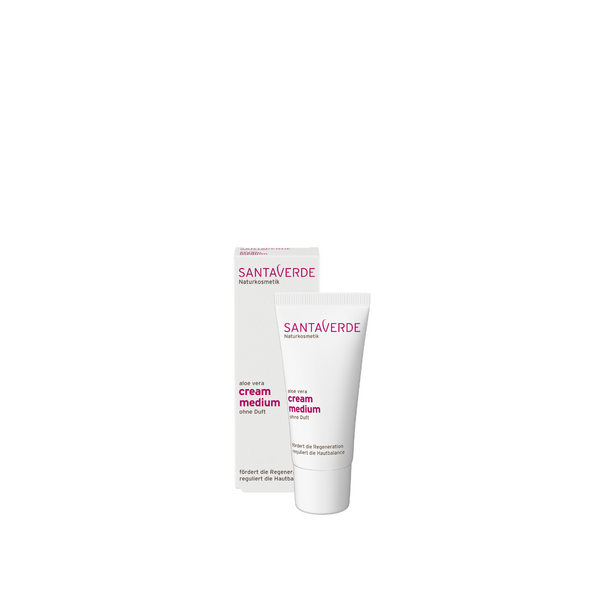 Santaverde Aloe vera cream medium parfumvrij 30 Milliliter
