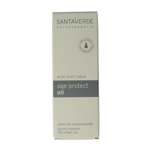 Santaverde Aloe vera age protect gezichtsolie 30 Milliliter