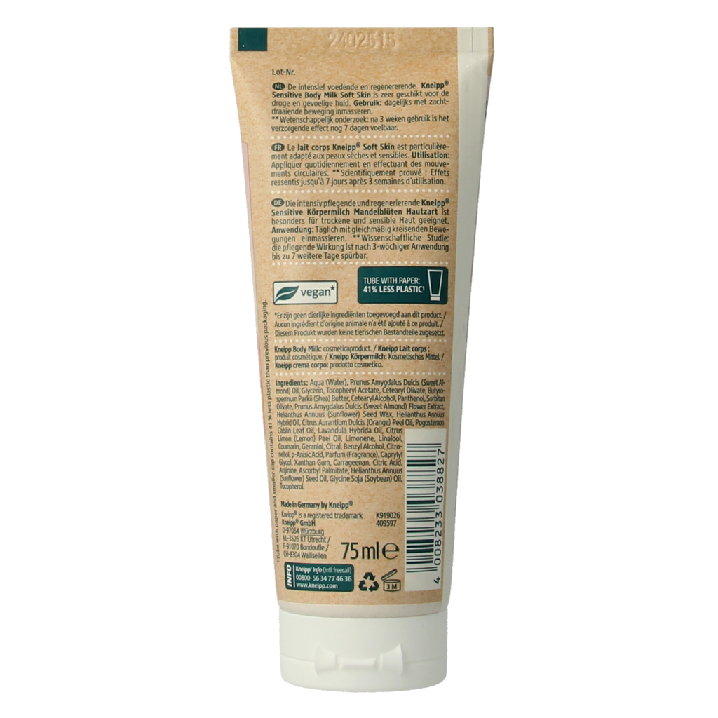 Kneipp Bodymilk soft skin mini 75.00 Milliliter