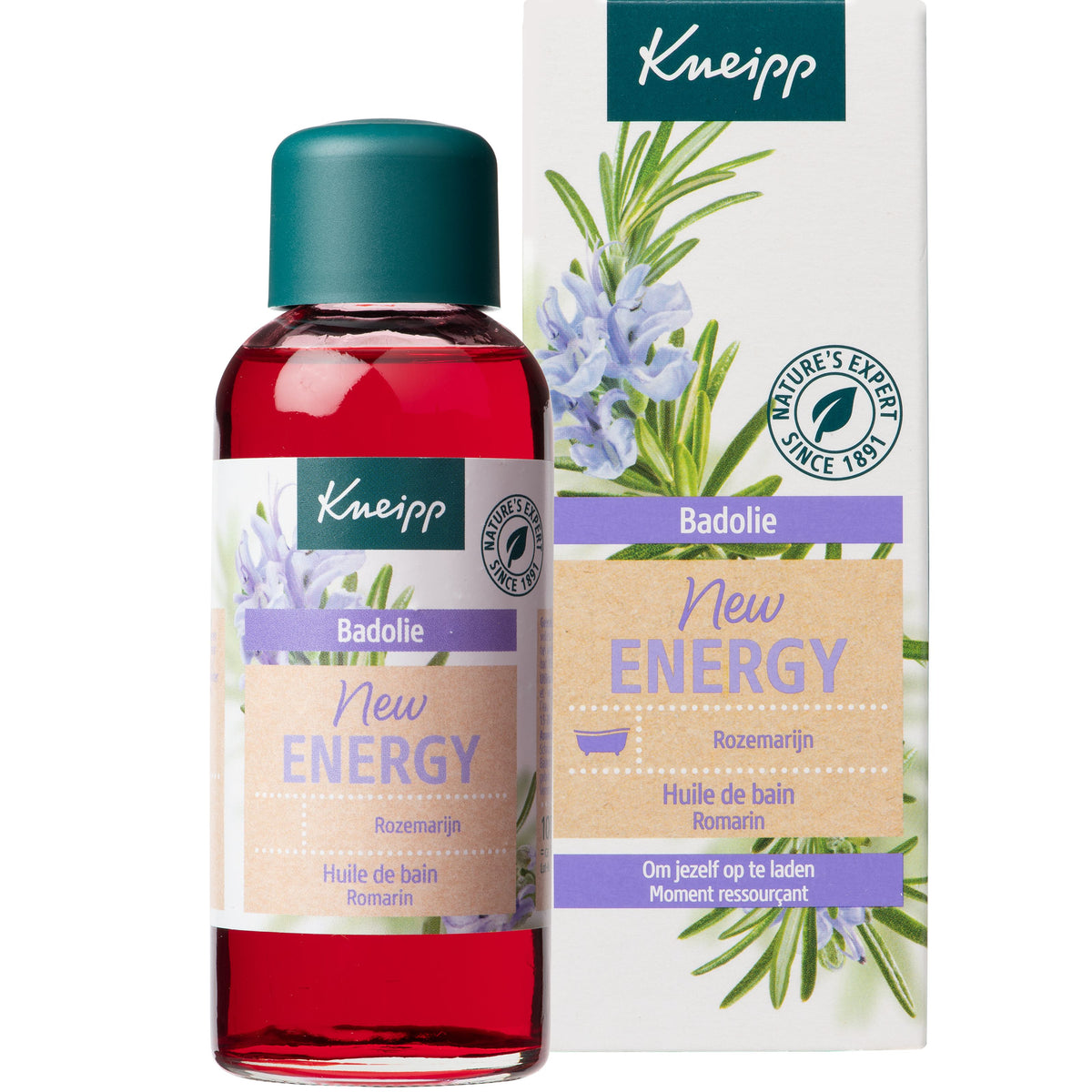 Kneipp New energy badolie rozemarijn 100.00 Milliliter