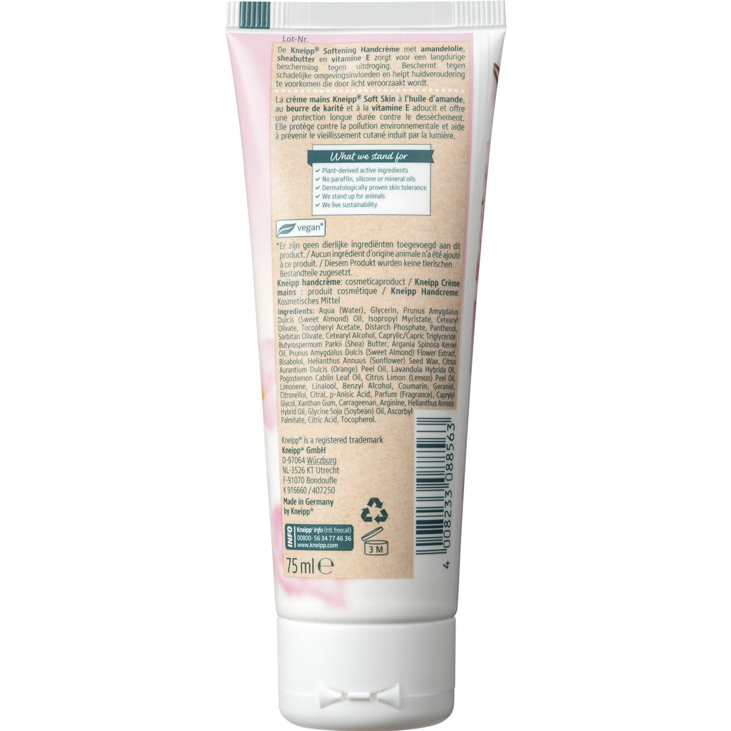 Kneipp Soft skin softening hand cream amandolie 75.00 Milliliter