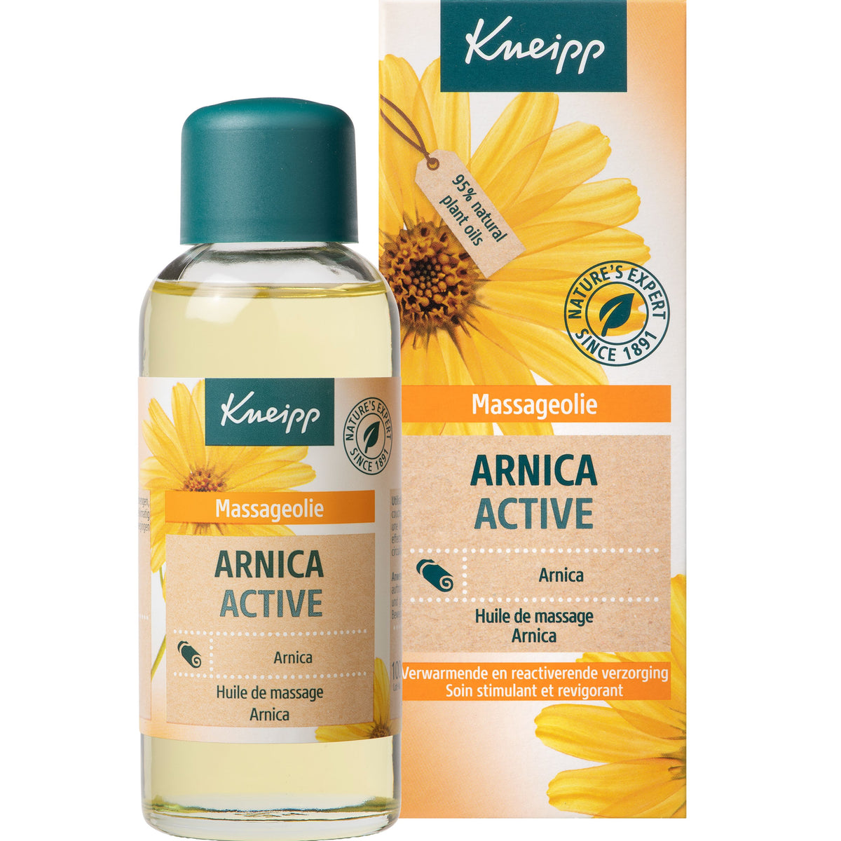 Kneipp Arnica active massageolie 100.00 Milliliter