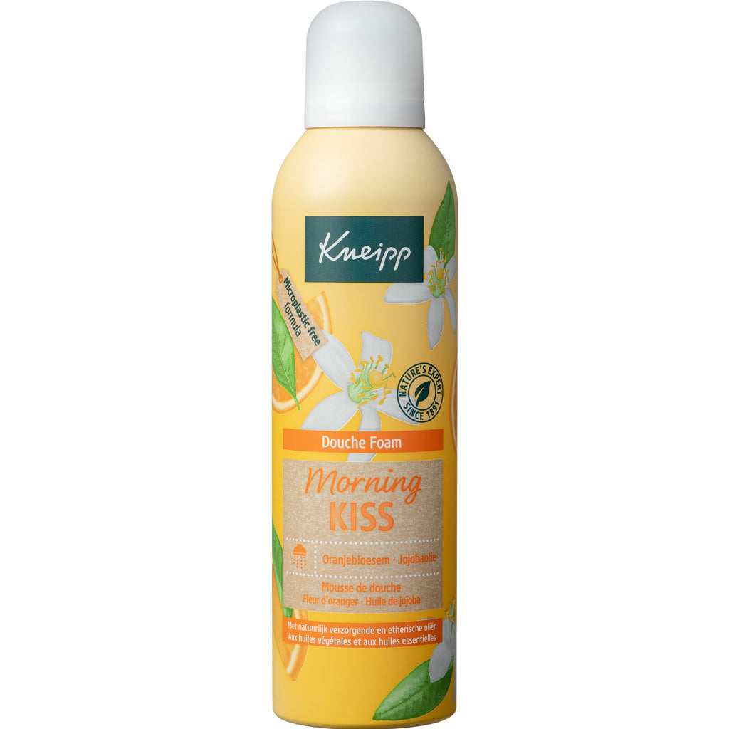 Kneipp Morning kiss douche foam oranjebloesem jojobaolie 200.00 Milliliter