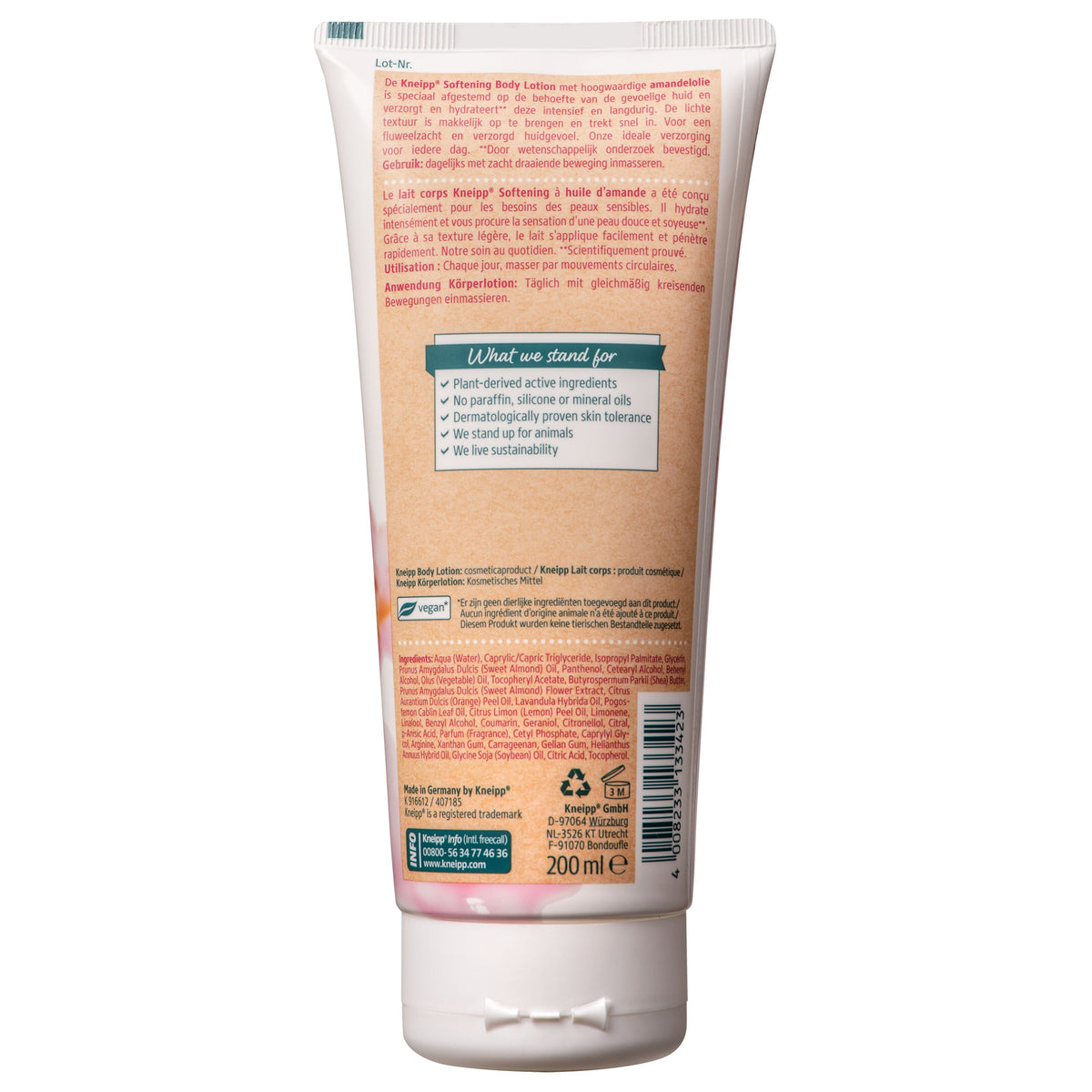 Kneipp Soft skin softening bodylotion amandelbloesem 200.00 Milliliter