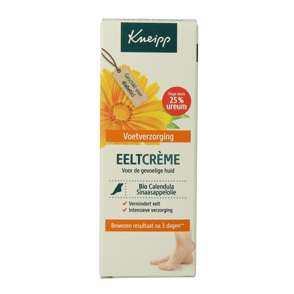 Kneipp Foot care eeltcreme calendula sinaasappelolie 50.00 Milliliter