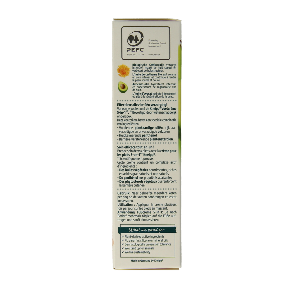 Kneipp Foot care voetcreme 5-in-1 75.00 Milliliter
