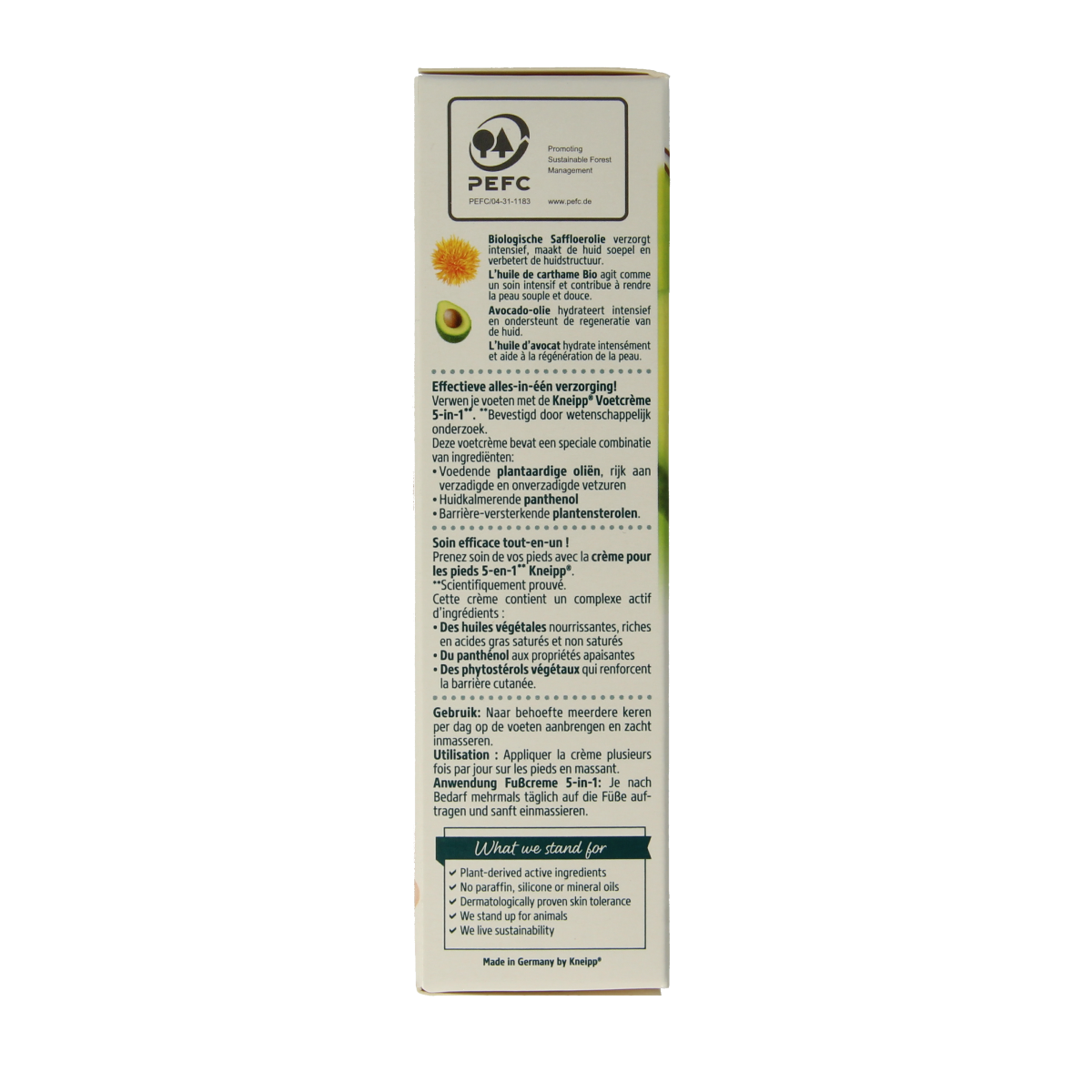 Kneipp Foot care voetcreme 5-in-1 75.00 Milliliter