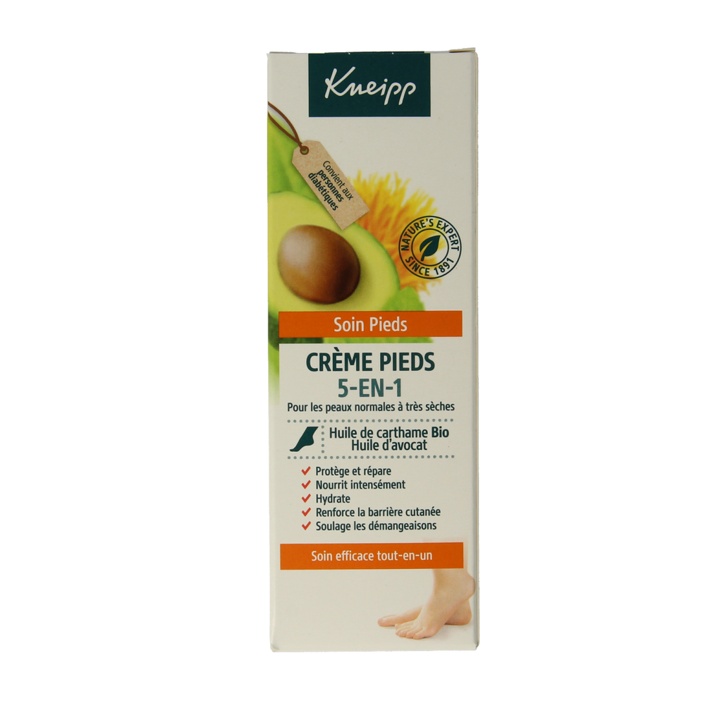 Kneipp Foot care voetcreme 5-in-1 75.00 Milliliter