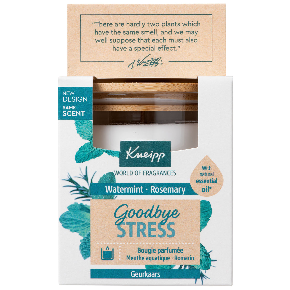 Kneipp Goodbye stress geurkaars  145.00 Gram