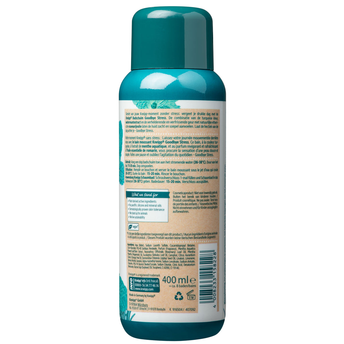 Kneipp Goodbye stress badschuim 400.00 Milliliter