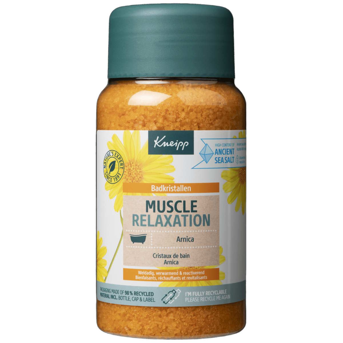 Kneipp Badkristal muscle relaxation arnica 600.00 Gram