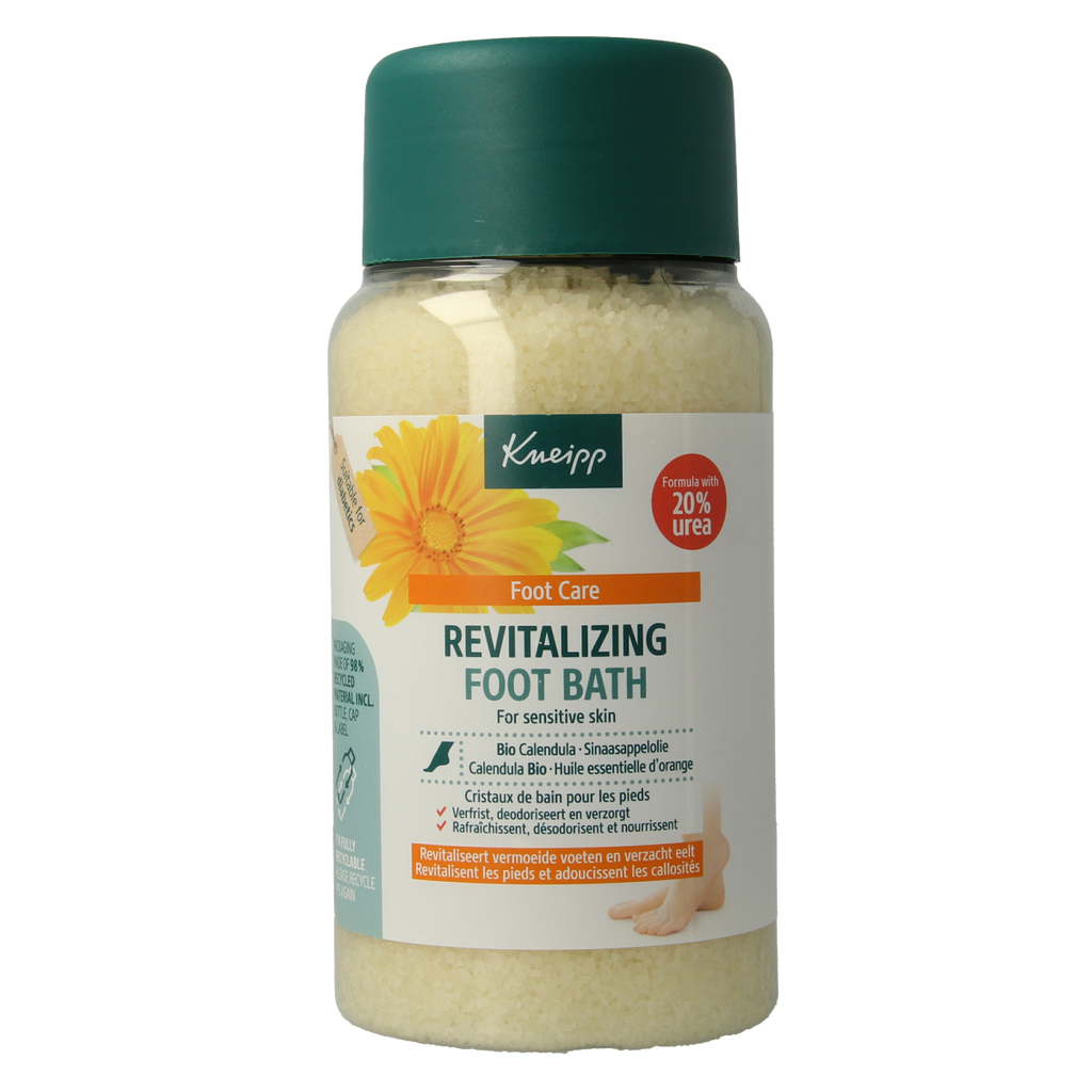 Kneipp Foot care voetbadkristal vitalizing calendula sina 600.00 Gram