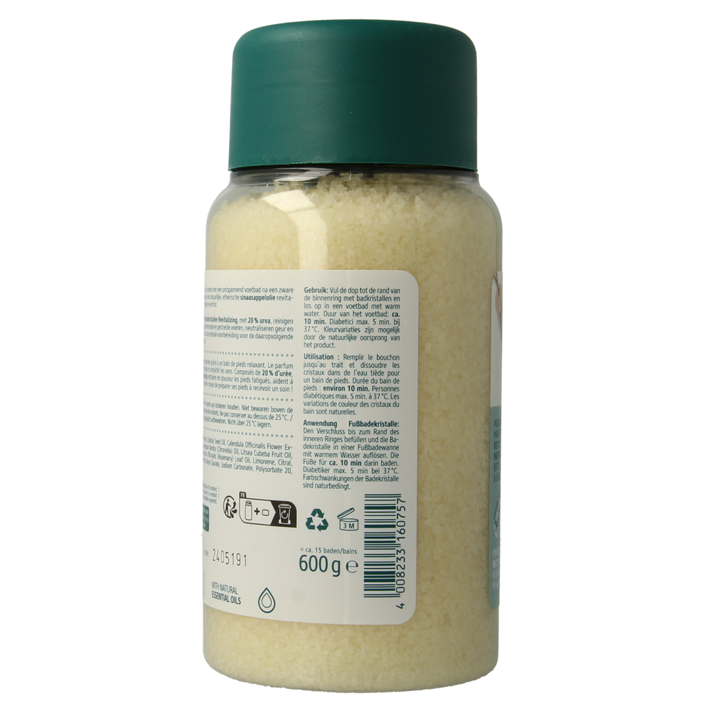 Kneipp Foot care voetbadkristal vitalizing calendula sina 600.00 Gram