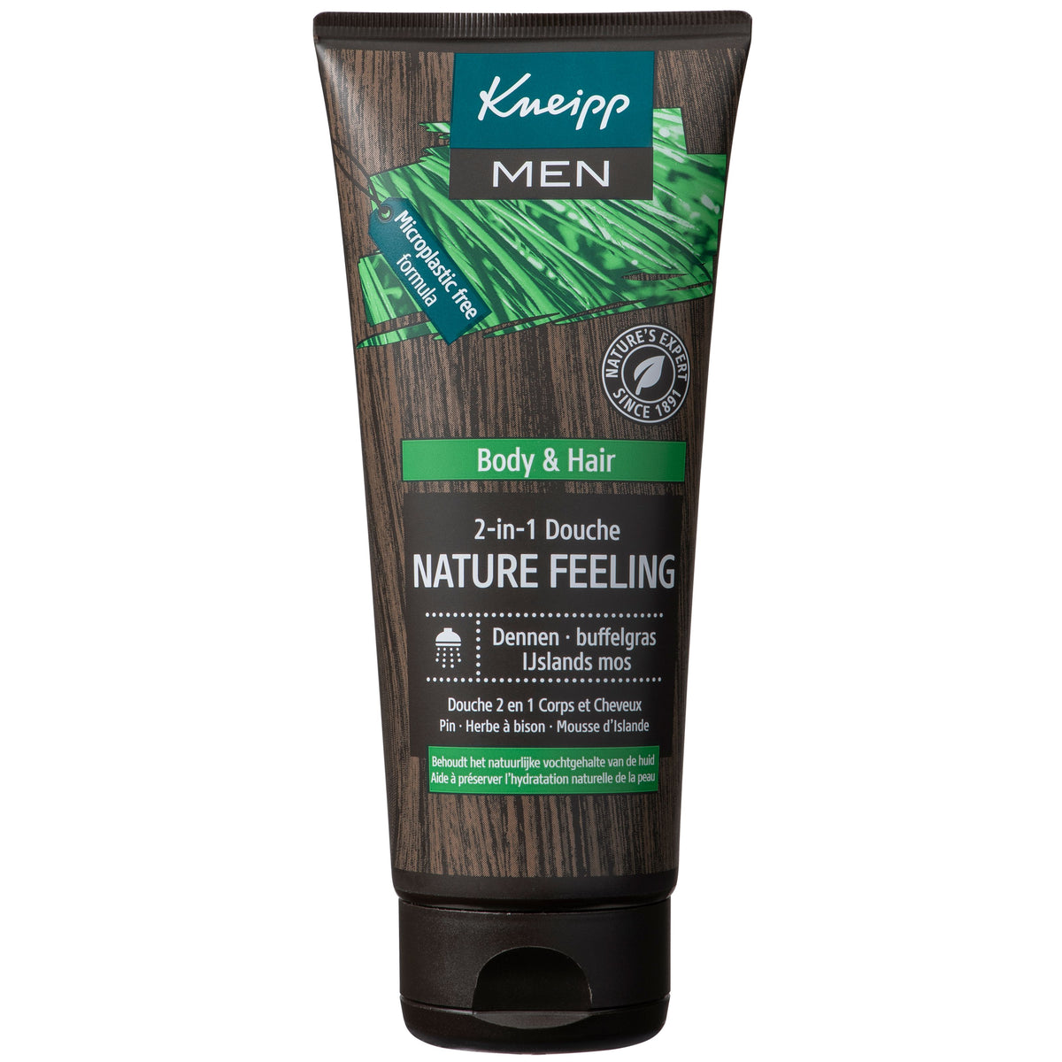 Kneipp Men body & hair 2-in-1 douche nature feeling 200.00 Milliliter