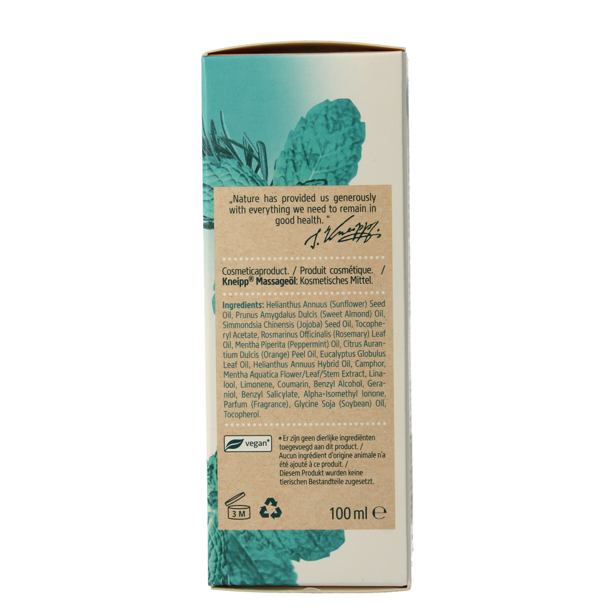 Kneipp Goodbye stress massageolie 100.00 Milliliter