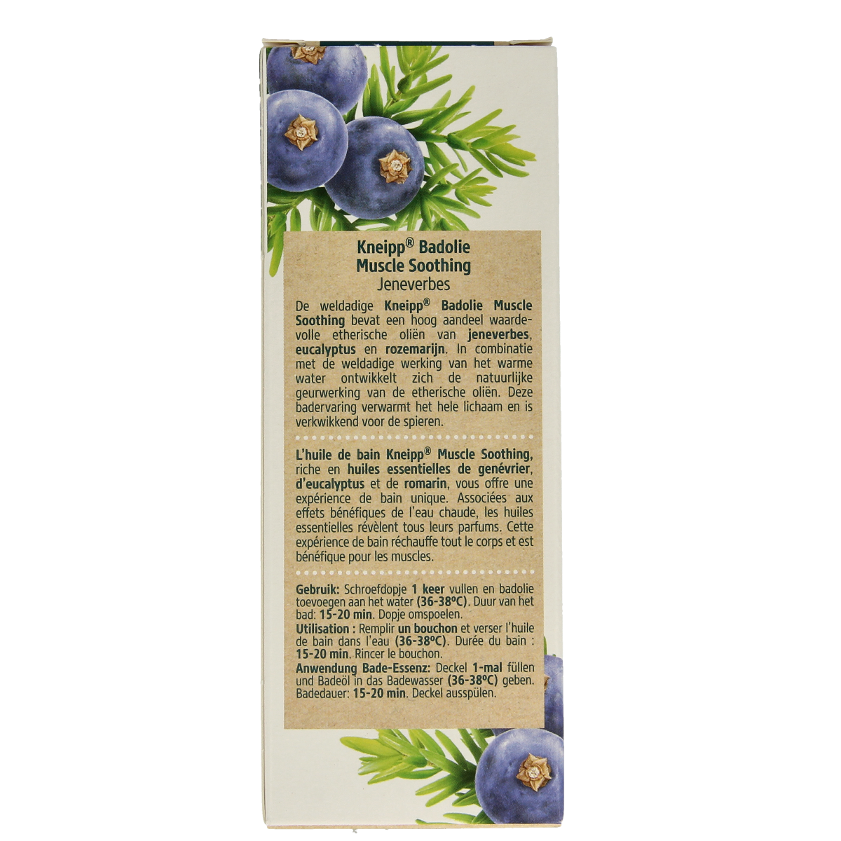 Kneipp Muscle soothing badolie jeneverbes 100.00 Milliliter