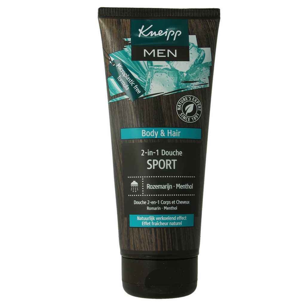Kneipp Men body & hair 2-in-1 douche sport 200.00 Milliliter
