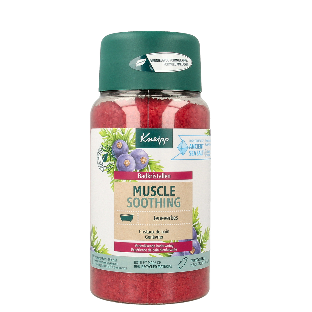 Kneipp Muscle soothing badkristallen jeneverbes 600.00 Gram