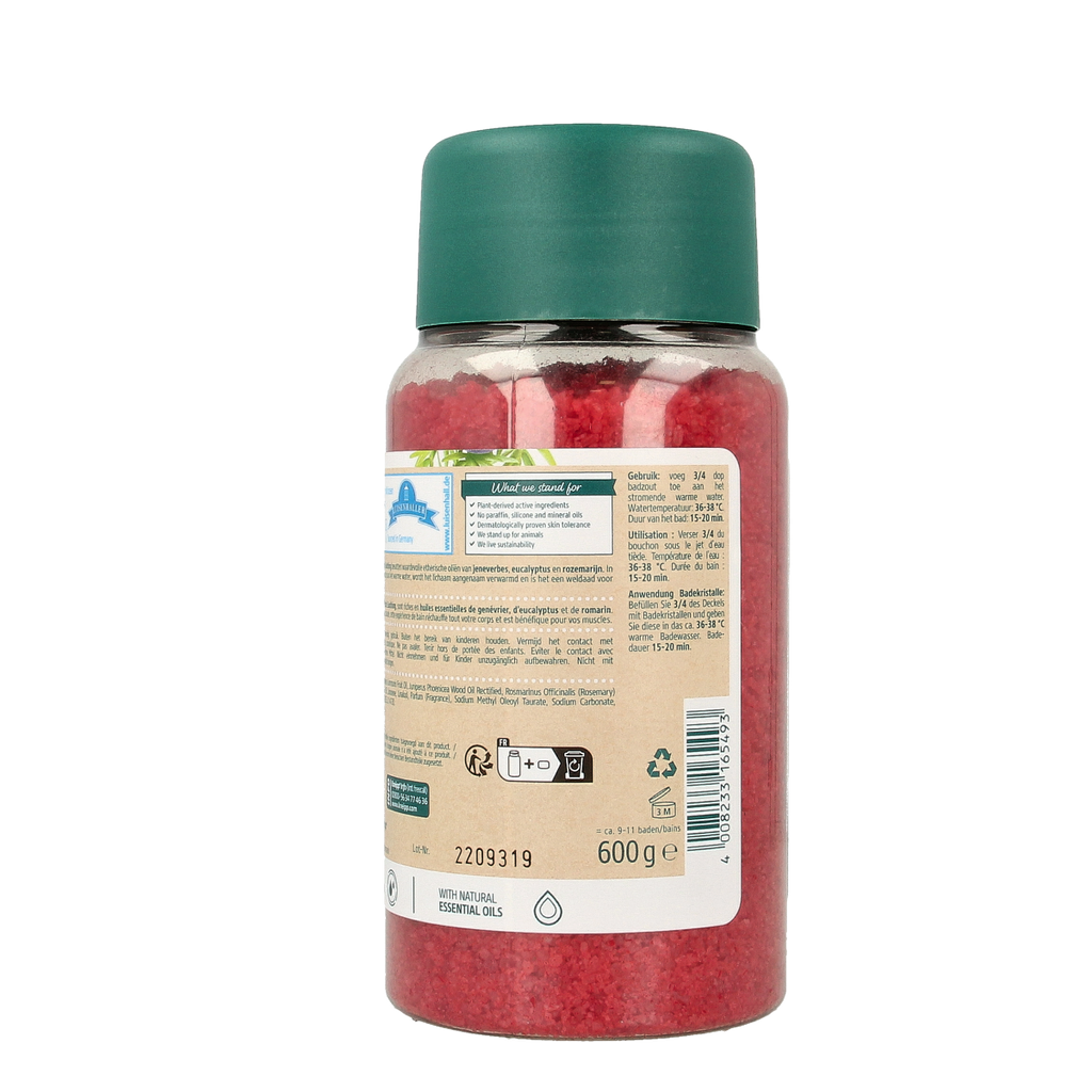 Kneipp Muscle soothing badkristallen jeneverbes 600.00 Gram
