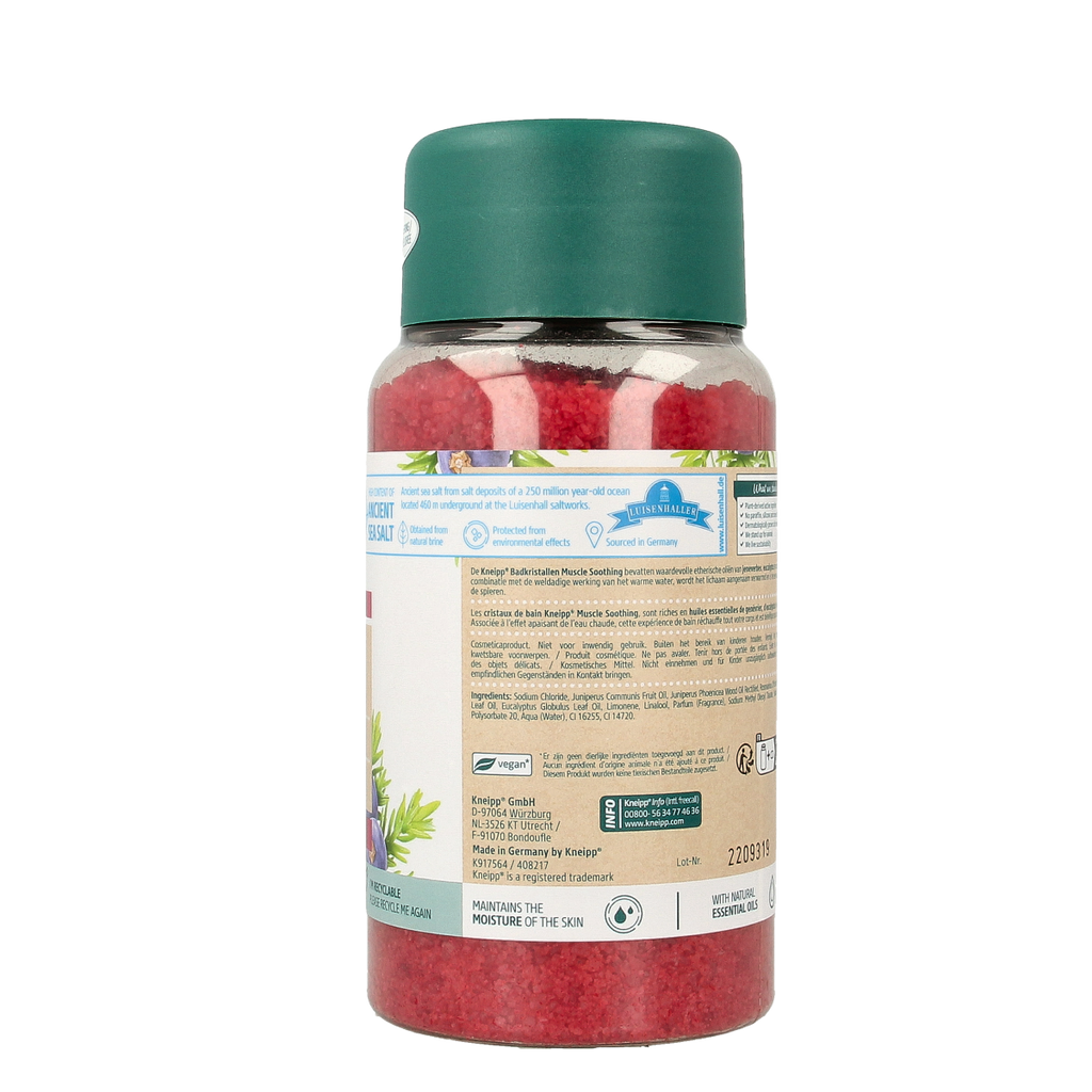 Kneipp Muscle soothing badkristallen jeneverbes 600.00 Gram