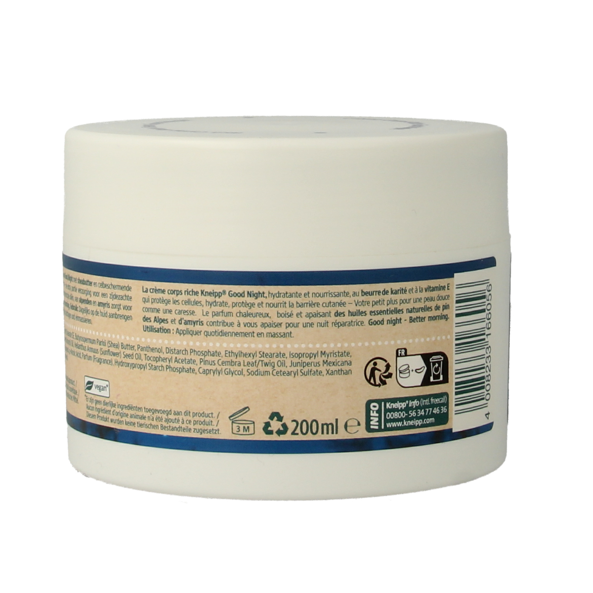 Kneipp Good night body cream 200.00 Milliliter